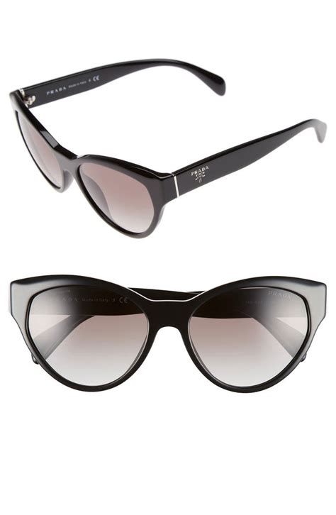 prada 55mm irregular cat eye sunglasses|prada sunglasses pr 01vs 56.